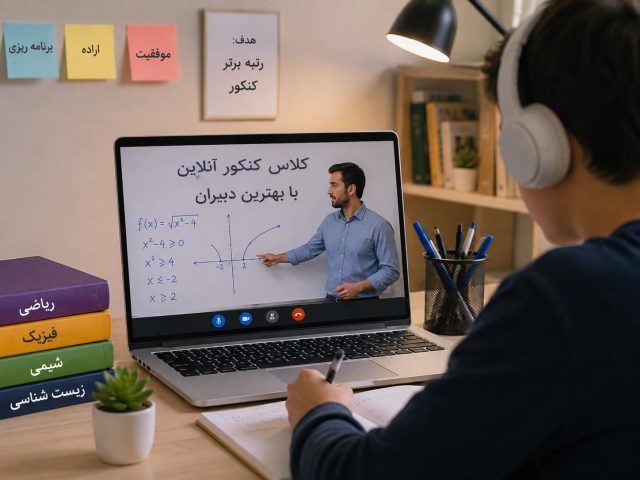 کلاس کنکور آنلاین با بهترین دبیران